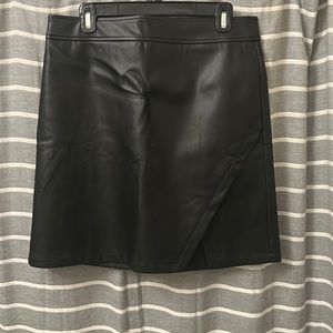 Faux Leather Skirt